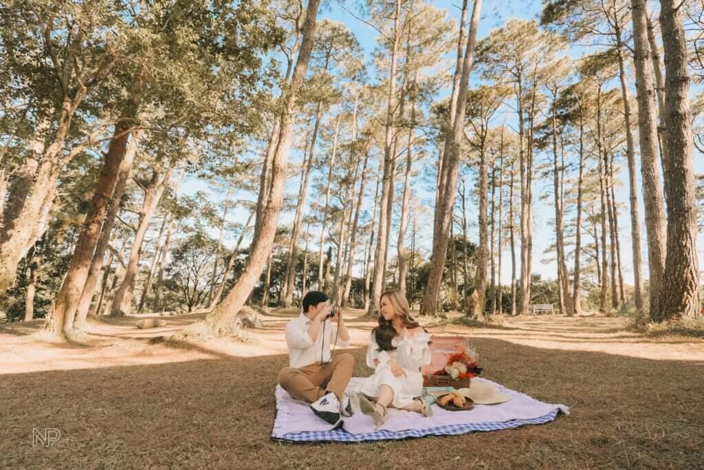 Bouquet with a wedding ring detail